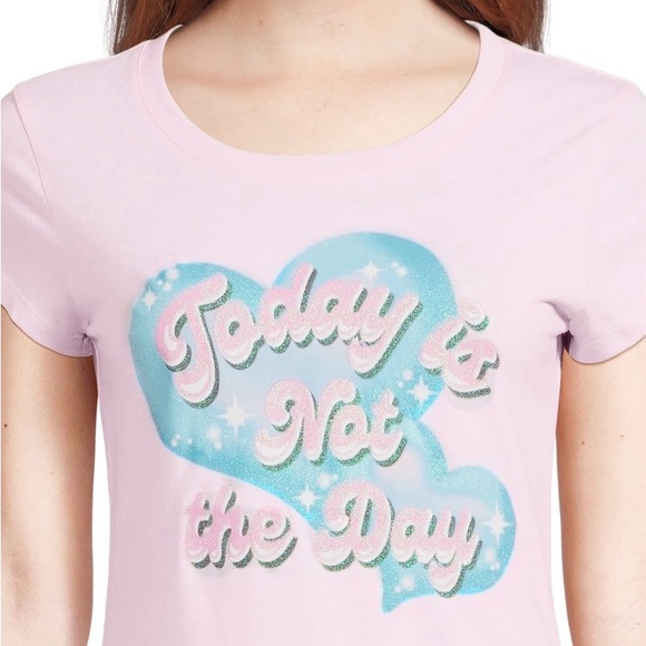 Wound Up Tops - Not The Day Short Sleeve Graphic T-Shirt